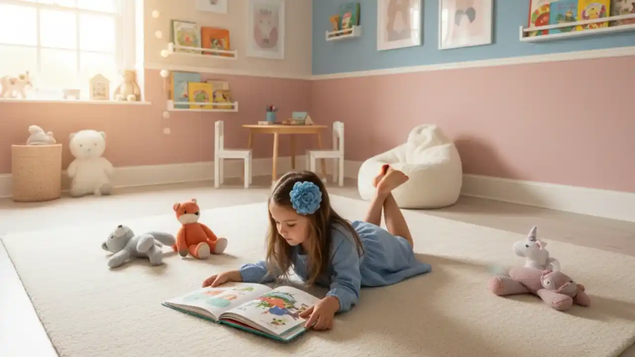 ایده عکس کودک دختر در منزل