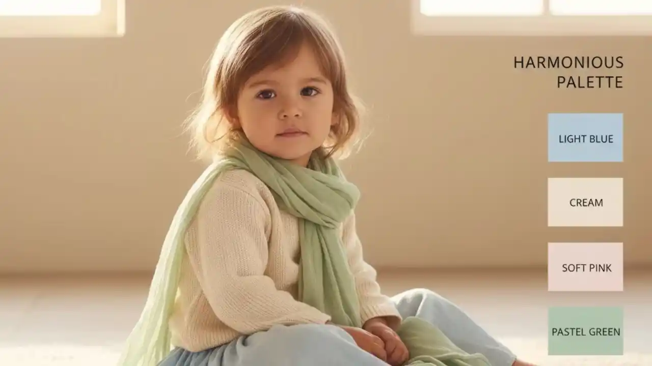 انتخاب رنگ لباس کودک