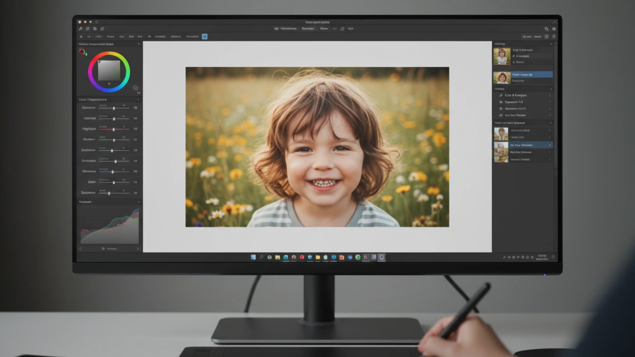 ادیت عکس کودک