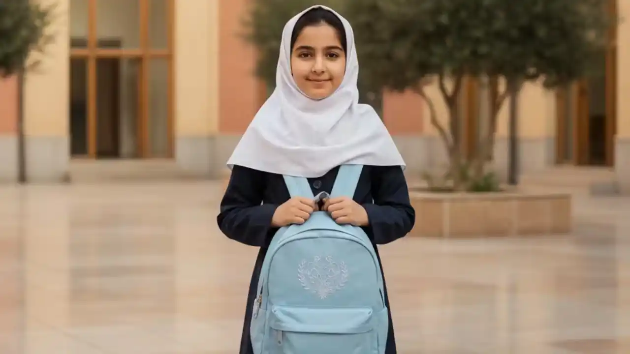 ژست دست‌ها روی بند کیف