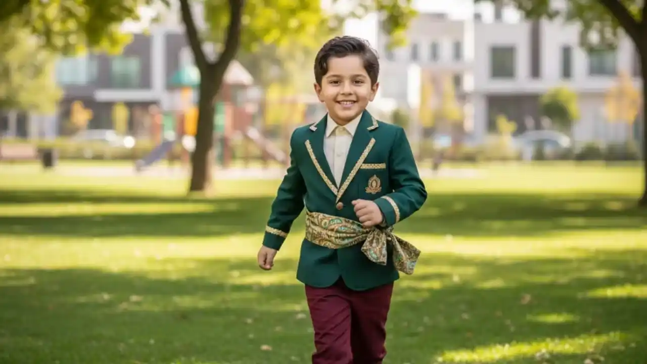 ژست دویدن آرام به سمت دوربین