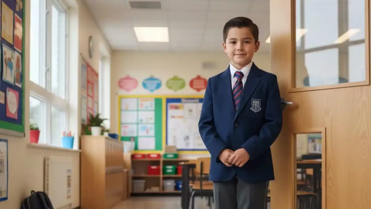 Standing aside gesture in class