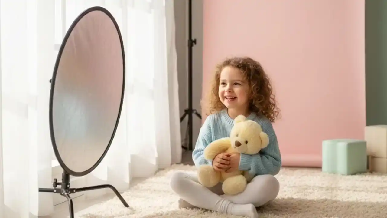 نور پنجره + رفلکتور؛ ترکیب طلایی عکاسی کودک