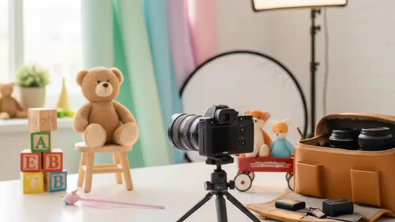 تجهیزات و ابزارهای ضروری برای عکاسی کودک