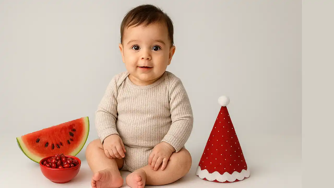 ایده‌ی عکاسی از نوزاد با تم مینیمال