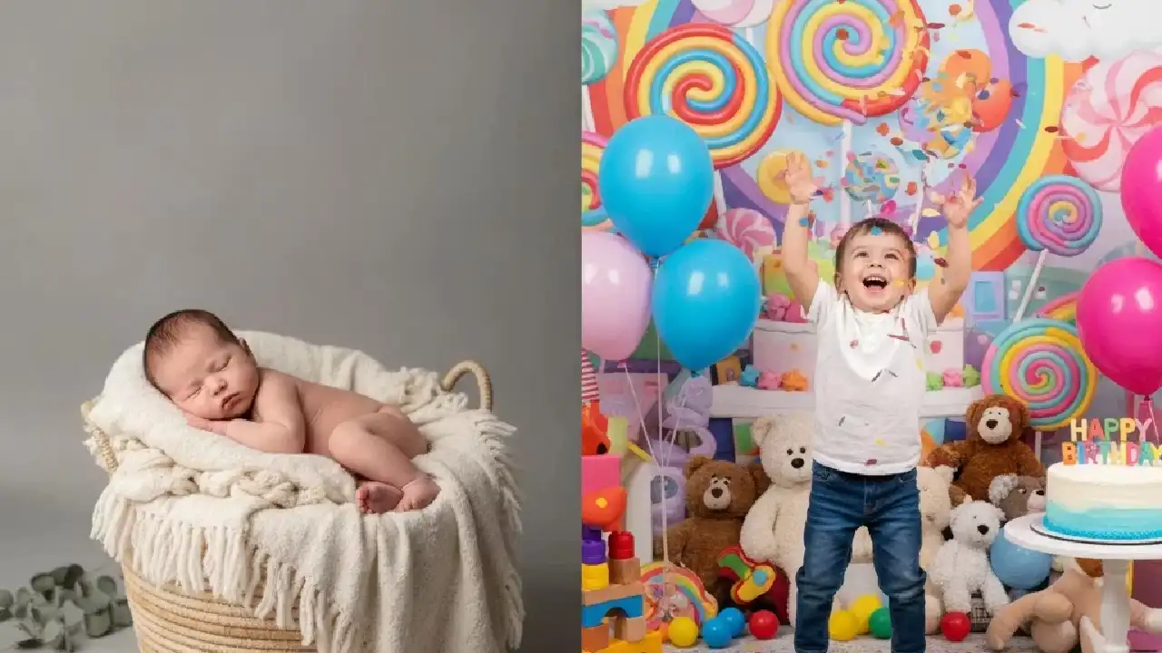 فرق تجهیزات دکور در عکاسی کودک و عکاسی نوزاد